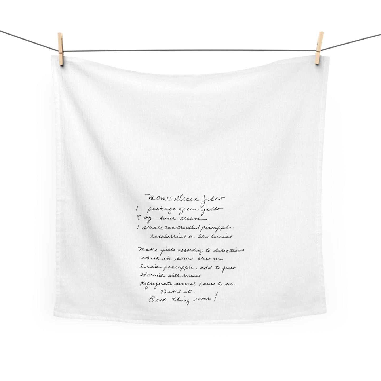 Recipe Tea Towel