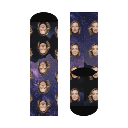 Custom Face and Starry Night Socks